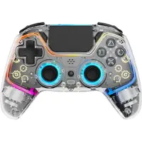 Deltaco GAMING PS4 Transparent Controller - Wireless Controller - Sony PlayStation 4