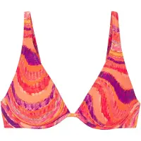 Bruno Banani Bikinioverdel lilla / koral / pink