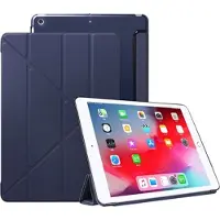 Mtp Products iPad 10.2 2019/2020/2021 Origami Stand Folio Cover - Mørkeblå