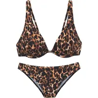 Bruno Banani Bikini lysebeige / umbra / sort