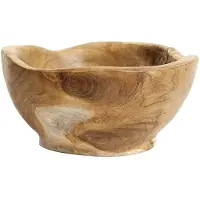 Muubs teak salatskål 20 cm Natur