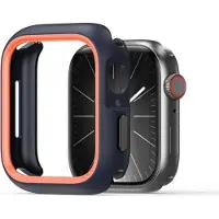 DUX Apple Watch Series 11/10 Bamo Etui - 46mm - Orange / Mørkeblå