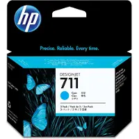 HP 711 Blækpatron Multipack 3xCyan CZ134A Modsvarer: N/A