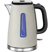 Russell Hobbs 26960-70, 1,7 L, 2400 W, Sand, Rustfrit stål, Vandmåler, Ledningsfri