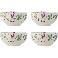 Bloomingville Freckles skåle 4 pak. Ø11,5 cm Rød