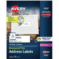 Avery AVE5522 - Weather Proof Mailing Label