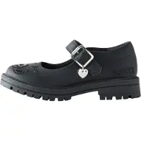 Next Sandaler 'Lilo & Stitch' mørkegrå / sort / hvid