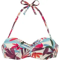 LASCANA Bikinioverdel creme / lyseblå / mørkegrøn / lilla / pink