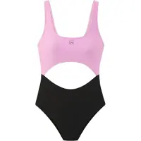 LASCANA Sportsbadedragt lyselilla / sort