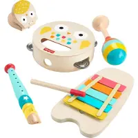 Fisher-Price Sæt Med Træmusikinstrumenter