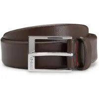 HUGO HUGOtil mænd. 50541175 Brunt Volpiana-bælte (115 cm), Casual, Læder