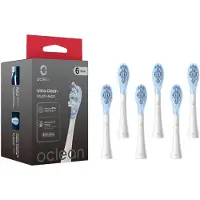 Oclean Børstehoveder Ultra Clean 6-Pak Hvid