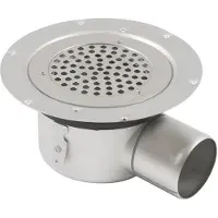 Blücher 75 mm afløbsskål til vinyl, uden studs, vandret