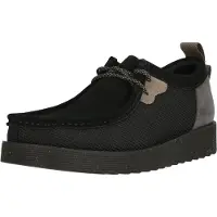 Clarks Herre Premium FTR2LO Wallabee Sko Black Combi