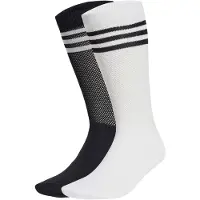 Adidas Sokker 'Textured Crew 2 Pairs' sort / hvid