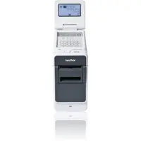 Brother TD-2130N - Etiketprinter - direkte termisk - Rulle (6,3 cm) - 300 dpi - op til 152.4 mm/sek. - USB 2.0, LAN, seriel, USB vært - skærer