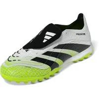 Adidas Herre Predator League Fold Over Tunge TF Astro Fodboldstøvler Cloud White/Core Black/Lucid Lemon