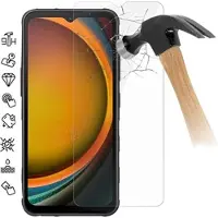 Mtp Products Samsung Galaxy Xcover7 Skærmbeskyttelse Hærdet Glas - 9H - Case Friendly - Klar
