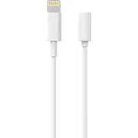 Sinox beslag Sinox PRO Lightning Jack adapter m/original Apple chip. 0,15m. Hvid, 0,15 m, Lightning, 3.5mm, Hanstik, Hunstik, Hvid
