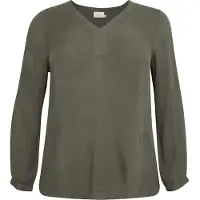 KAFFE CURVE Bluse 'Ami' oliven