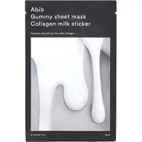 Abib Gummy Sheet Mask Collagen Milk Sticker Ansigtsmaske 1 stk.