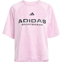 Adidas T-shirt Tiro - Pink/sort Kvinde, størrelse Small