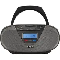 Aiwa BBTU-400BK, Analog & digital, FM, Afspiller, CD, CD-R, CD-RW, Top, 6 W