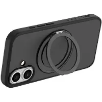 Lippa iPhone 16 MagSafe 360 Roterende Cover - sort