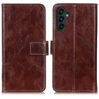 Mtp Products Samsung Galaxy A55 Pung Taske med Magnetisk Lukning - Brun