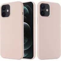 Mtp Products iPhone 12 Mini Liquid Silikone Cover - MagSafe Kompatibel - Pink