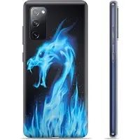 Mtp Products Samsung Galaxy S20 FE TPU Cover - Blå Ild Drage