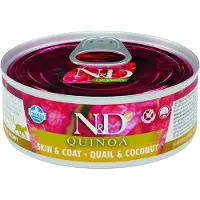 Farmina Kattemad Quinoa Skin Coat Quail Box 24x80g