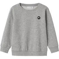 Name it Sweatshirt - Noos - NmmVimo - Grey Melange - - 1 år (80) - Sweatshirt