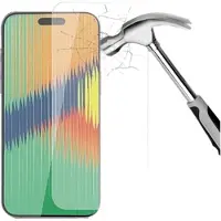 Mtp Products iPhone 15 Pro Max Hærdet Glas Skærmbeskytter - Klar