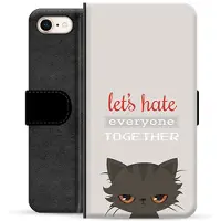 Mtp Products iPhone 7/8/SE (2020)/SE (2022) Premium Flip Cover med Pung - Vred Kat