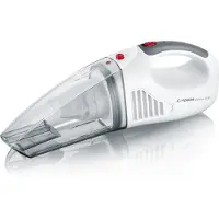 Severin S'POWER home & car Li 20 HV 7144 - Støvsuger - håndmodel - uden pose - snehvid/granatrød