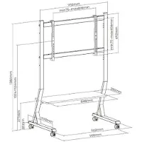 Art Mobilt TV-beslag 45-90 60KG SD-22 .