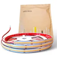 HiluX HighLumen COB LED Strips - 24V - 15W - 1200lm/m - 2700K - CRI95+ - 5m - IP65