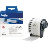 Brother DK-22223 - Papir - sort på hvid - Rulle (5 cm x 30,5 m) 1 rulle(r) fortløbende mærkater - for QL-1050N, QL-500A, QL-550, QL-560VP, QL-570, QL-650TD, QL-710WSP, QL-820NW