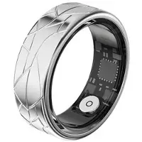Mtp Products PX02 Crack Design Multi-Function Smart Ring med fotokontrol - Størrelse: 18.2mm - Sølv