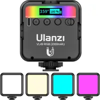 Ulanzi LED Šviestuvas VL49 RGB, WB (2500 K - 9000 K)