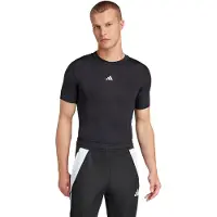 Adidas Baselayer T-shirt Techfit - Sort, størrelse XX-Large
