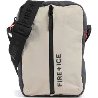 FIRE+ICE Skuldertaske 'Park City Scout' sand / mørkegrå / sort