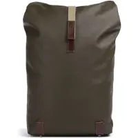 Brooks England Pickwick Patchwork Large - Rolltop rygsæk | oliven | 26 L