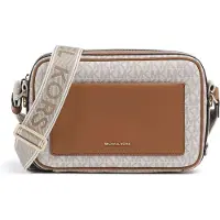 Michael Kors Skuldertaske cognac / hvid
