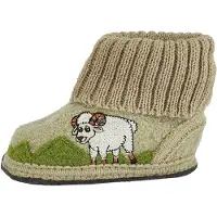 Beck Hjemmesko 'Böckle' beige / brun / grøn / hvid