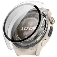 Mtp Products Huawei Watch 5 Plastikcover med Skærmbeskyttelse Hærdet Glas - 42mm - Klar