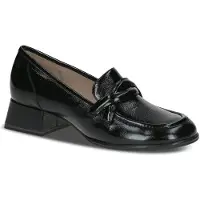 Caprice Trotteur, black, made of Leather with Block heel, Size 40.5