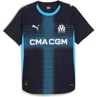 Puma Olympique de Marseille 25/26 Authentic Away Jersey Men, Sport, Navy/Luminous Blue, XL
