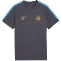 Puma Olympique de Marseille KING Tee Men, Sport, Galactic Gray/Luminous Blue, S